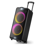 Caixa de Som Bluetooth Philips Party TAX5206/78, 160W, com luz de festa, Preta