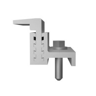 Estrutura Solar Romagnole 411831 RS-295 Fixador End Clamp p/ Estrutura Solar Solo RS-232 C-ACES Pacote c/4 Unds
